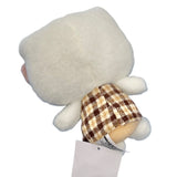 Hello Kitty "Mocha Check" 7in Plush