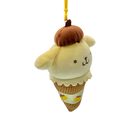 Pompompurin "Ice Cream Food" Mascot Clip On