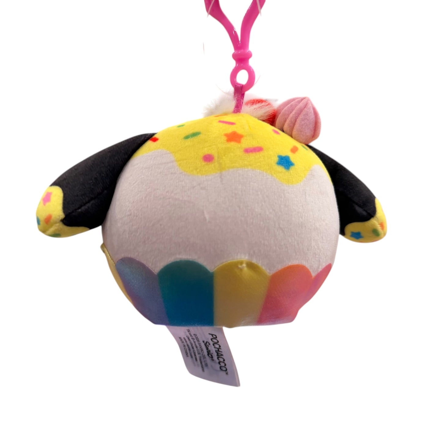 Pochacco "Colorful Cute Sweets" Cupcake Mascot Clip On