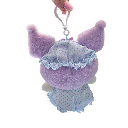 Kuromi "Nightcap w/ Ribbon" Mascot Clip On