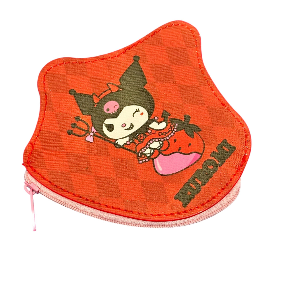 Kuromi "Strawberry" Die-Cut Coin Purse