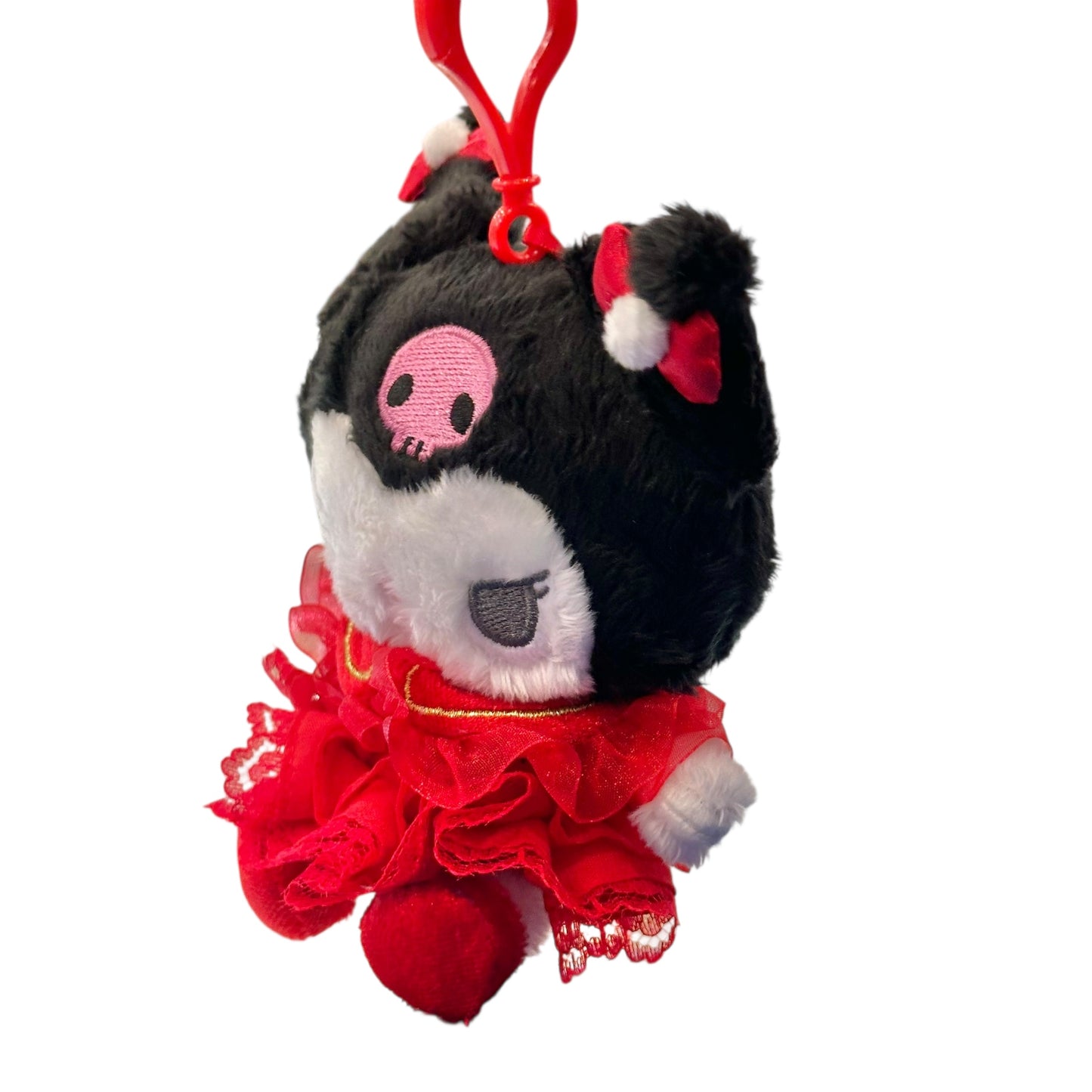 Kuromi "Christmas Dress" Mascot Clip On