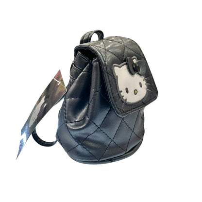 Hello Kitty "Black Quilt" Mini Backpack Pouch