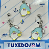 Tuxedosam Necklace & Earrings Set