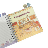 Sanrio Characters "Room" Index Notebook (Purple)