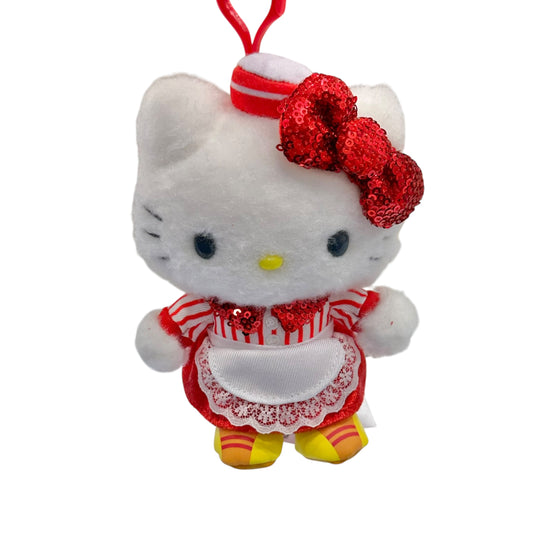 Hello Kitty "Burger Shop" Mascot Clip On