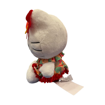 Hello Kitty "White Hibiscus" 8in Plush