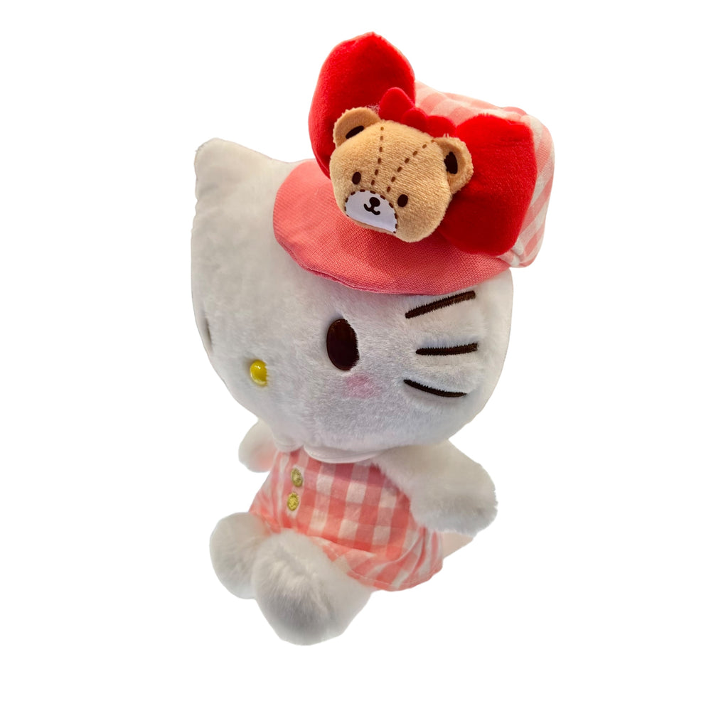 Hello Kitty "Gingham Casquette" 8in Plush