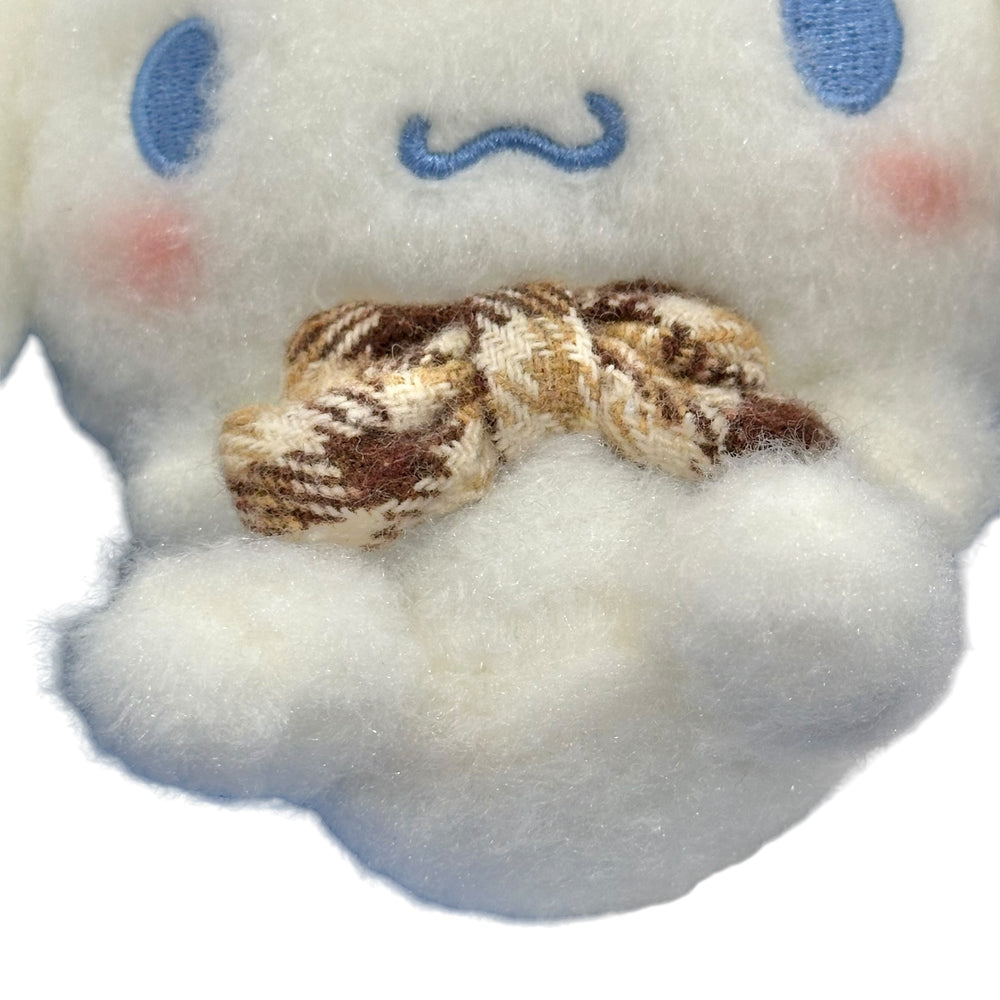 Cinnamoroll "Mocha Check" Mascot Clip On Plush