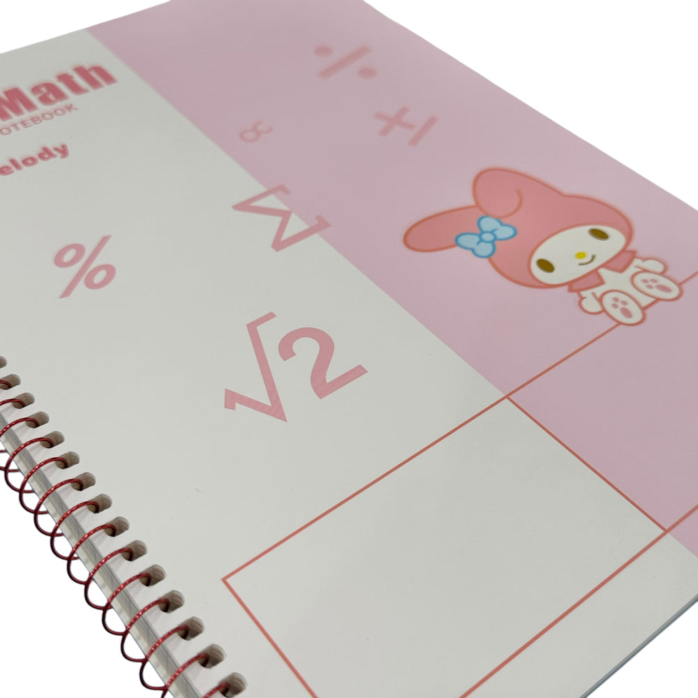 My Melody Math Unruled Notebook