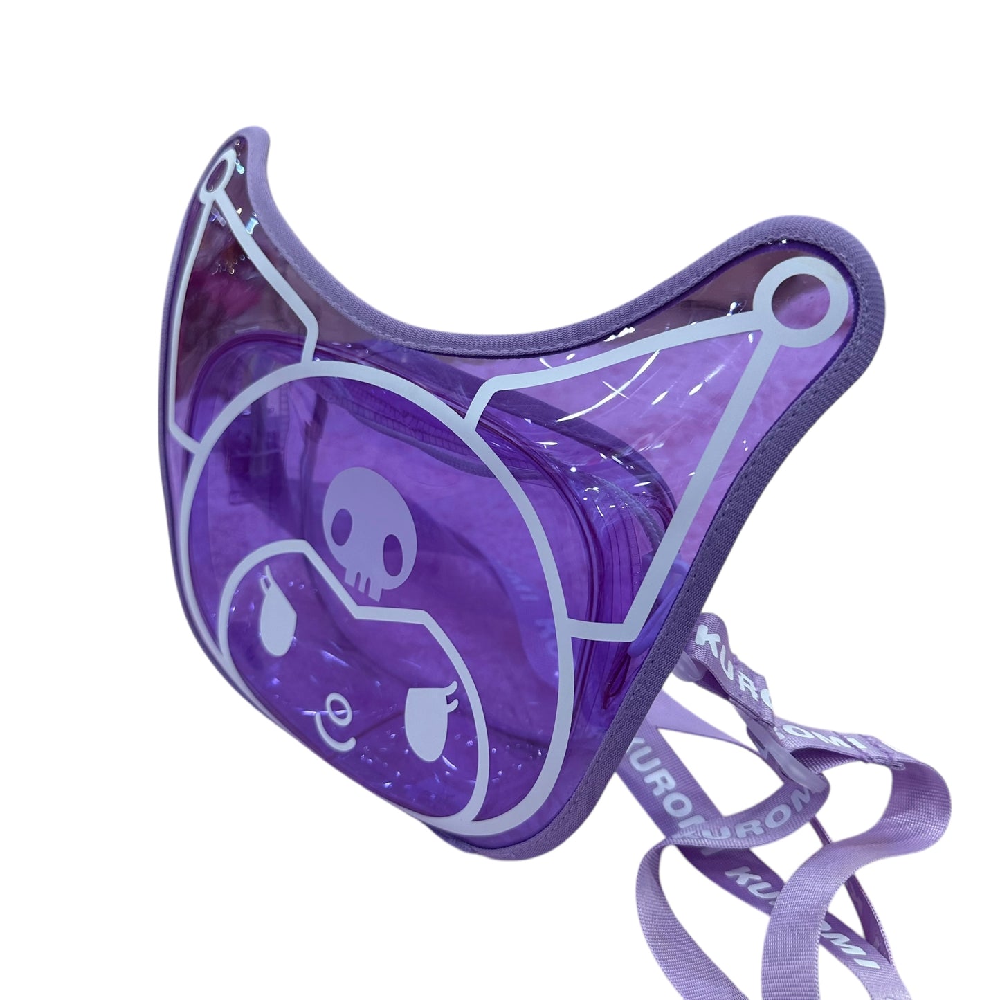Kuromi Transparent Jelly Crossbody Bag
