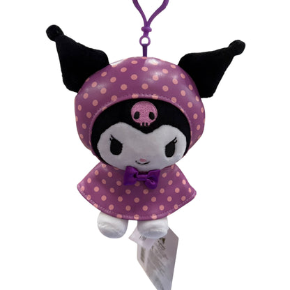 Kuromi "Raincoat" Mascot Clip On