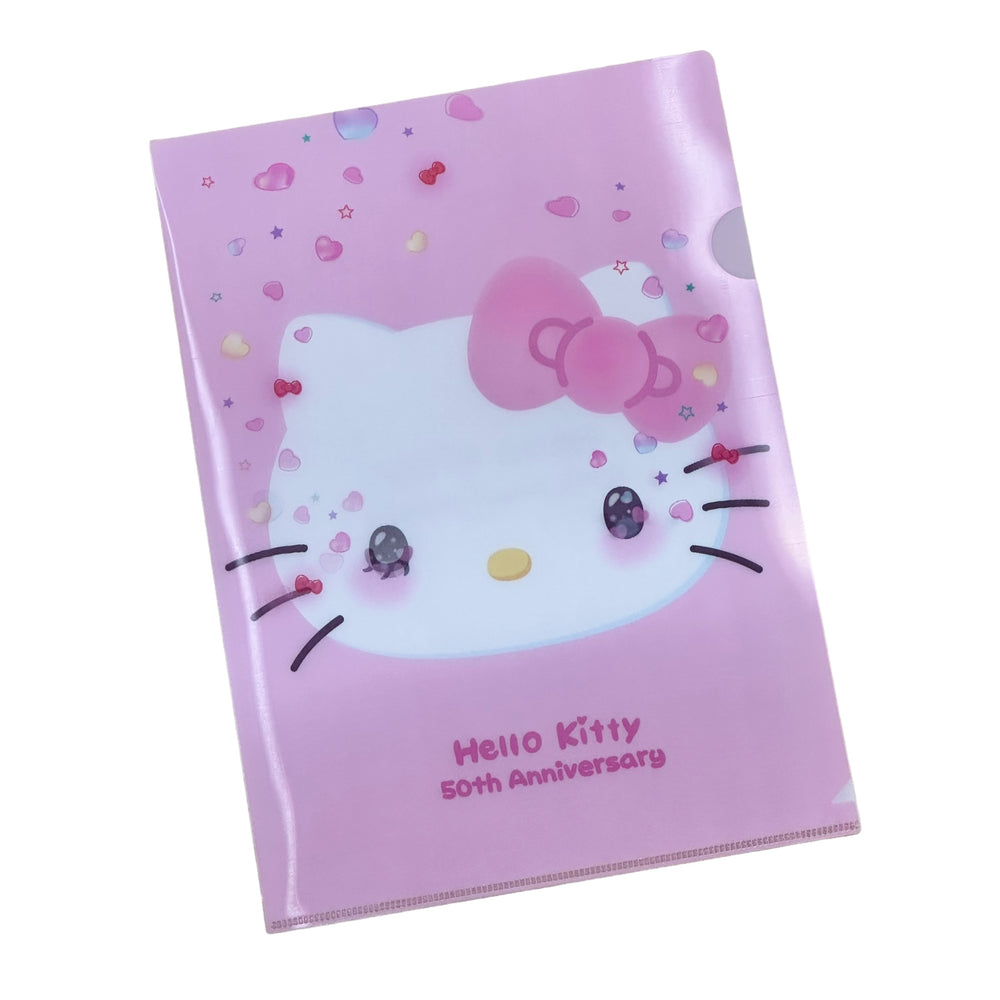 Hello Kitty "50th" Clear File Folder