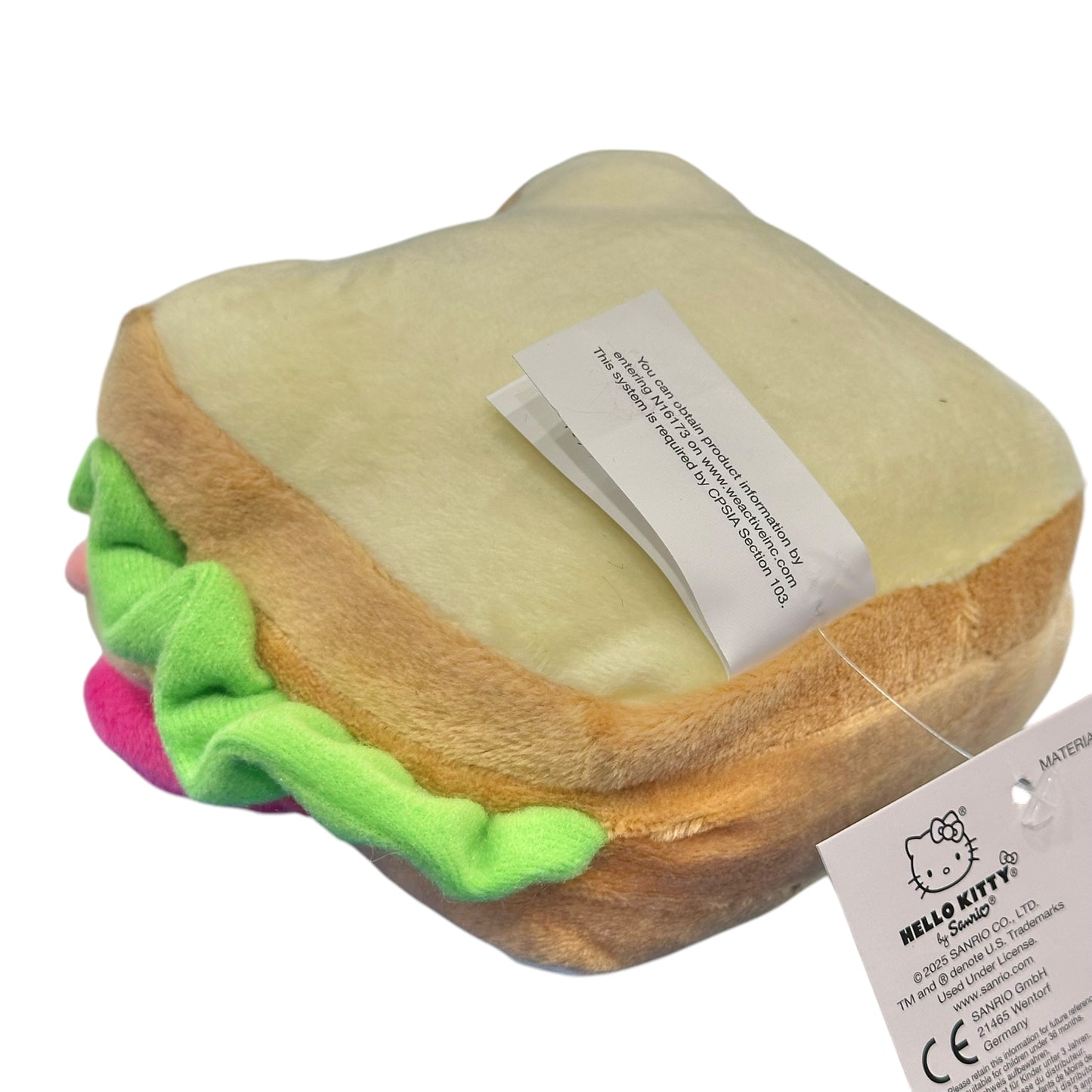 Hello Kitty "Sandwich" Mascot w/ Ball Chain