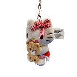 Hello Kitty "Red Bear" Mascot Key Clip