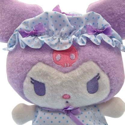 Kuromi "Nightcap w/ Ribbon" 9in Plush