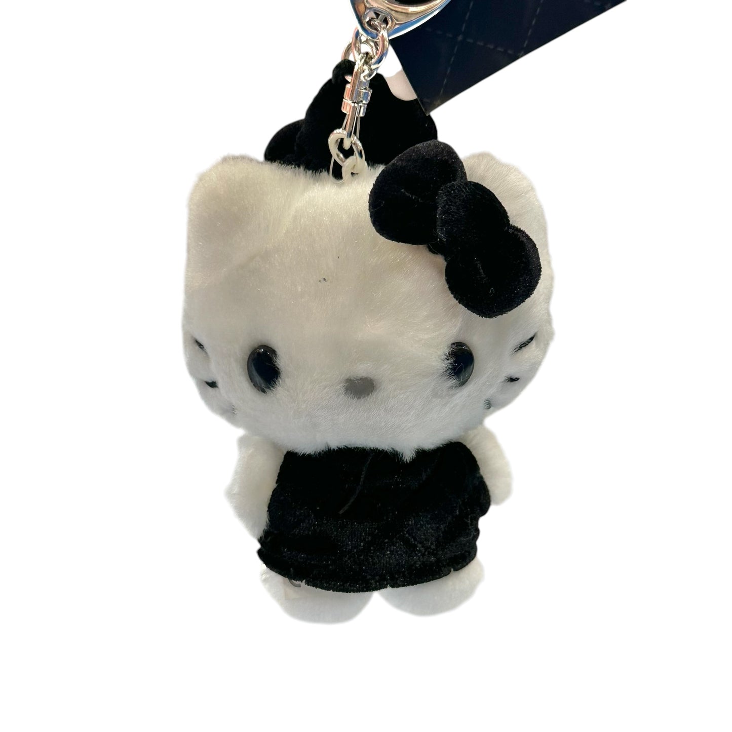 Hello Kitty "Black Quilt" Keychain w/ Mascot