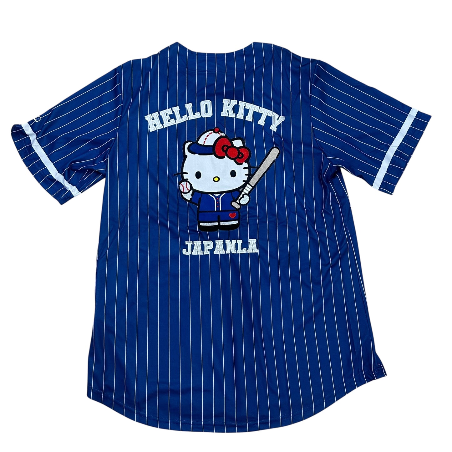 JapanLA Hello Kitty Blue Baseball Jersey