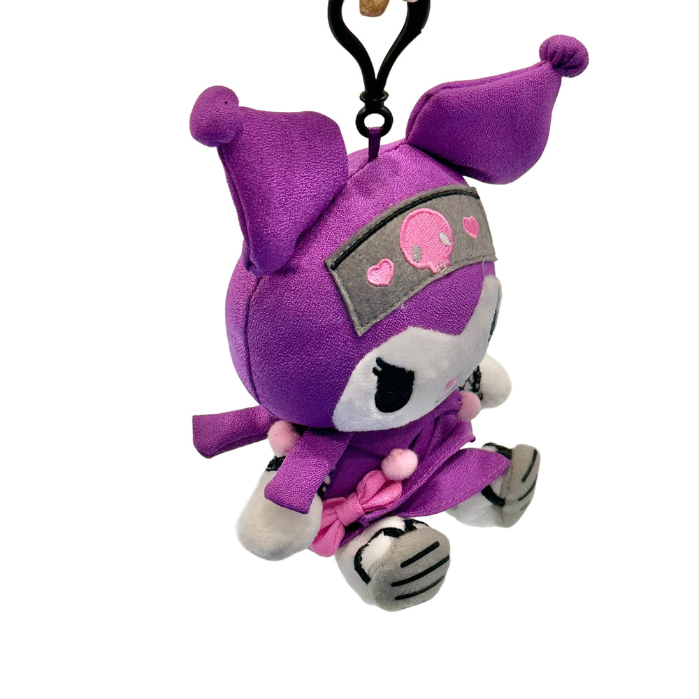 Kuromi "Ninja" Mascot Clip On Plush