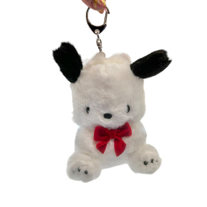 Pochacco "Red Dress" Keychain w/ Mascot
