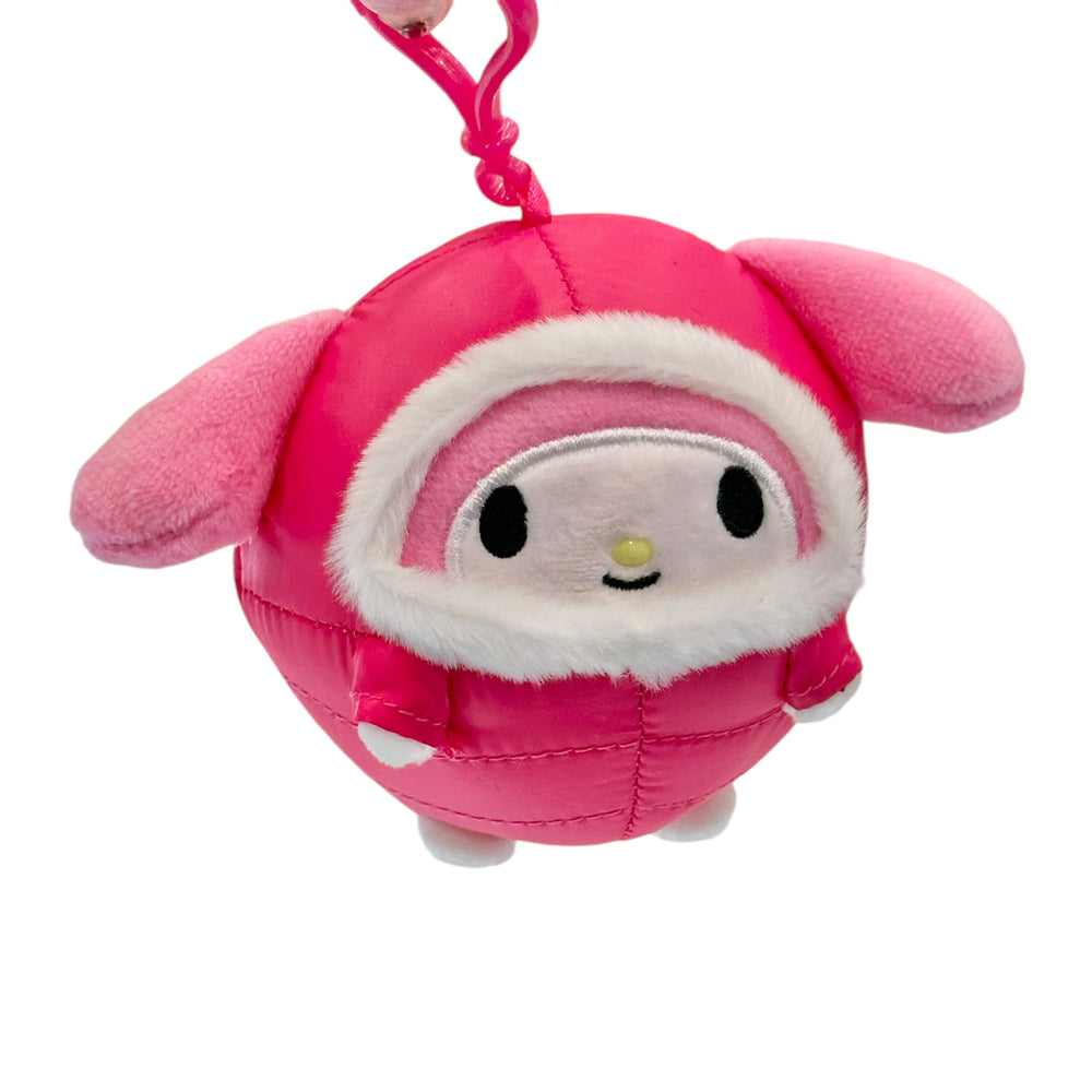 My Melody "Hooded Puffer Jacket" Mascot Clip On Plush