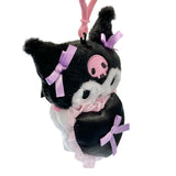 Kuromi "Lovely Girl" Mascot Clip On Plush