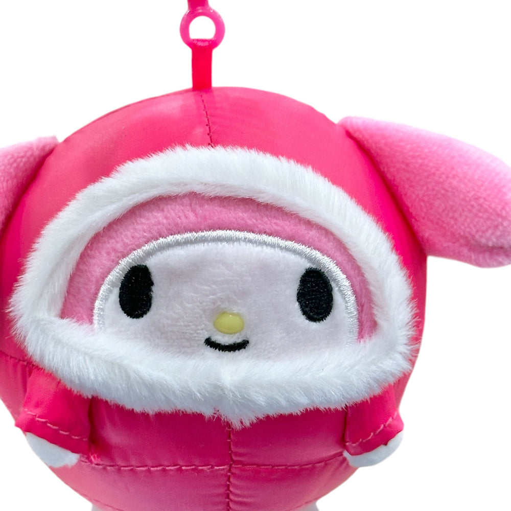 My Melody "Hooded Puffer Jacket" Mascot Clip On Plush