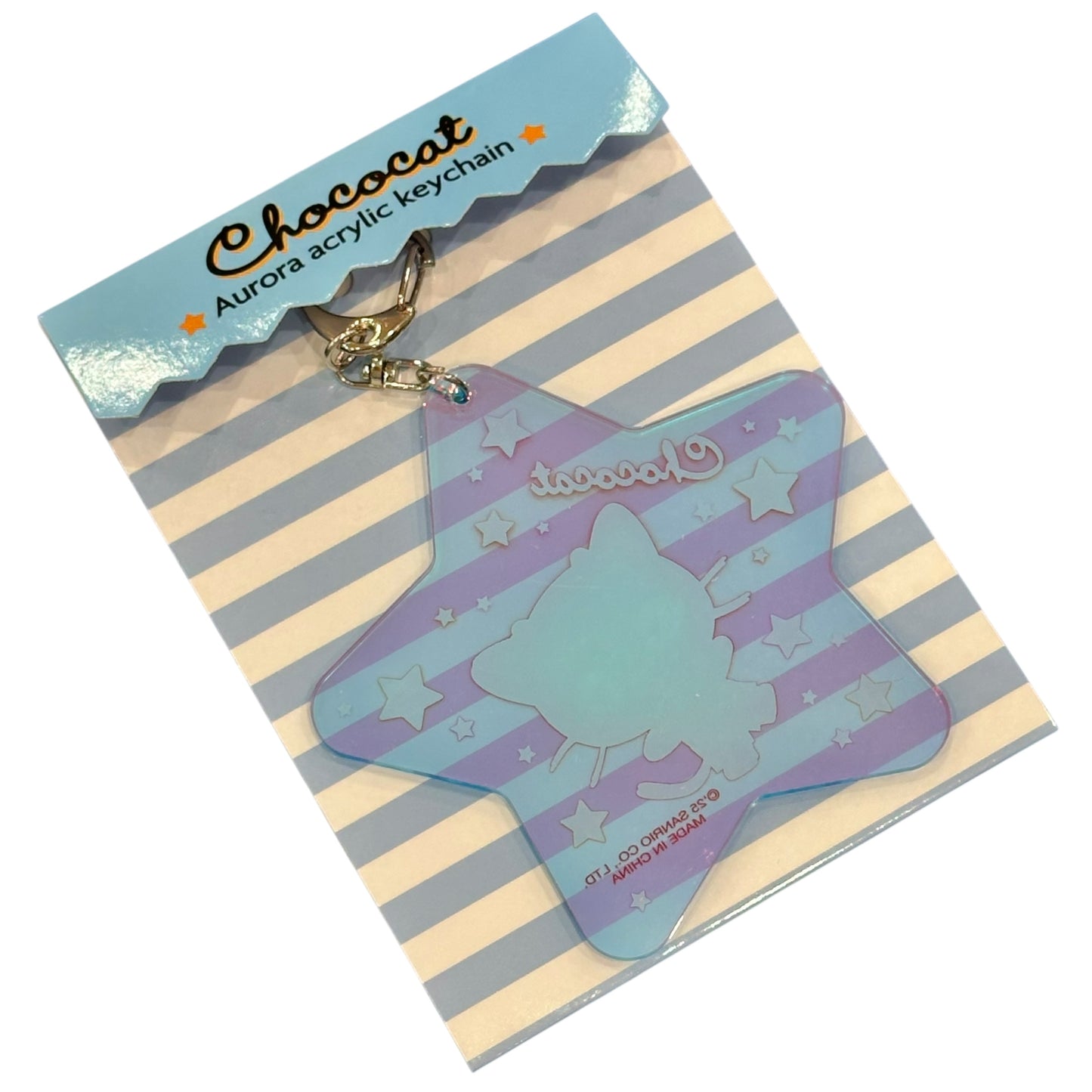 Chococat "Tropical" Aurora Acrylic Keychain