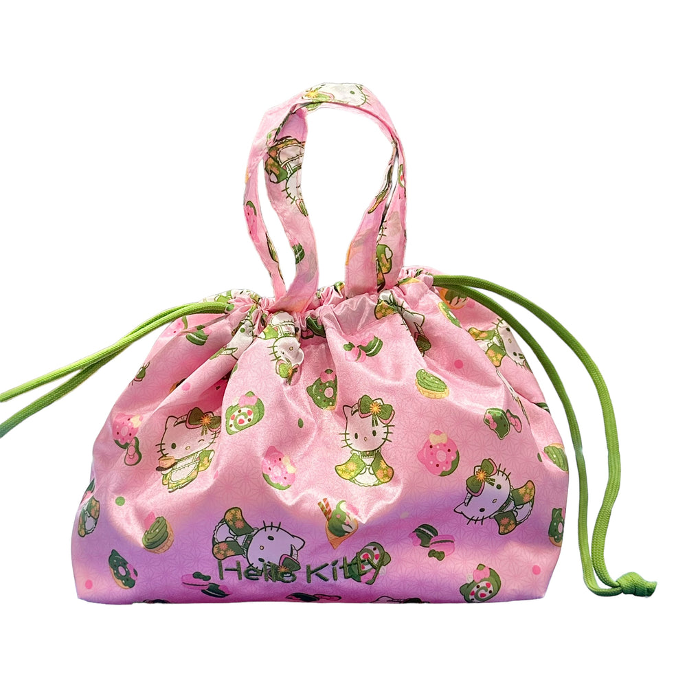 Hello Kitty "Matcha" Drawstring Bag