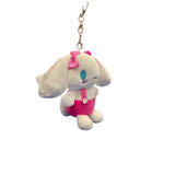 Cinnamoroll "Pink Dungarees" Mascot Key Clip