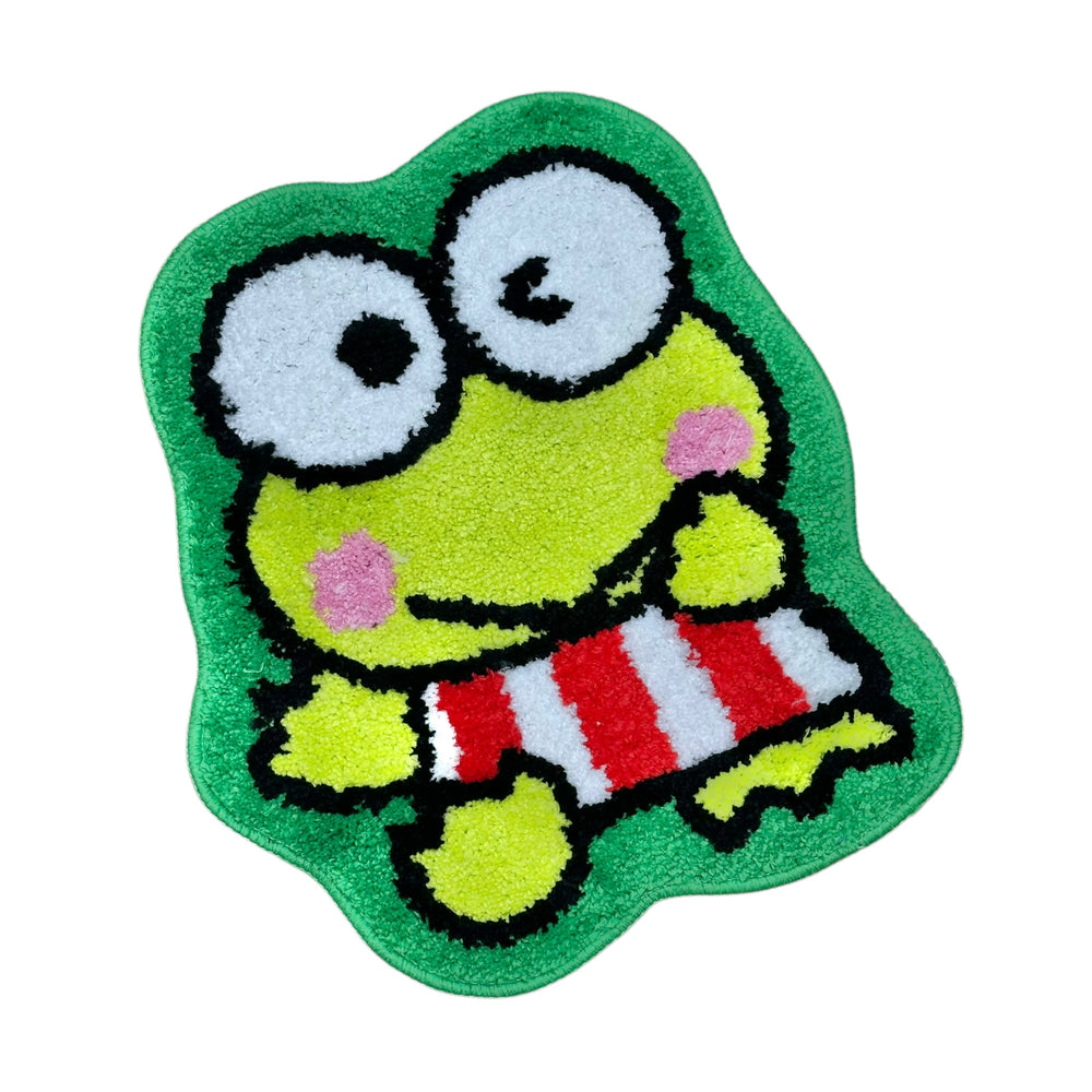 Keroppi "Pattern" Die-Cut Rug