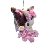 Kuromi "Chupa Chups" Mascot Plush Keychain