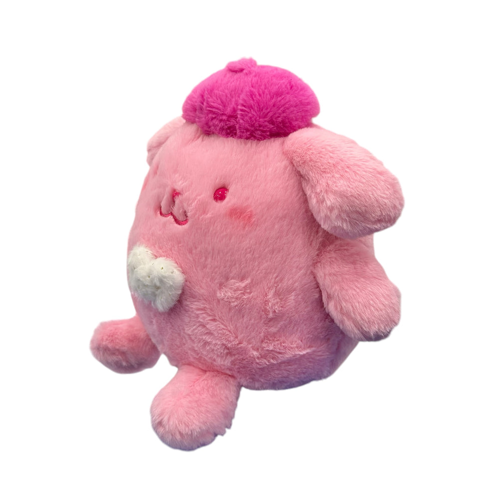 Pompompurin "Fluffy Pink" 11in Plush