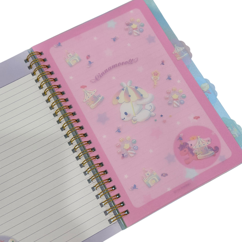 Cinnamoroll Bling Bling 4-Tab Index Notebook