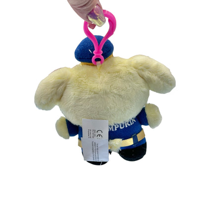 Pompompurin "Policeman" Collectible Mascot Clip On