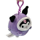 Kuromi "Hooded Puffer Jacket" Mascot Clip On Plush