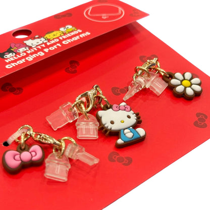 Hello Kitty "Pink Bows" Charging Port Charms
