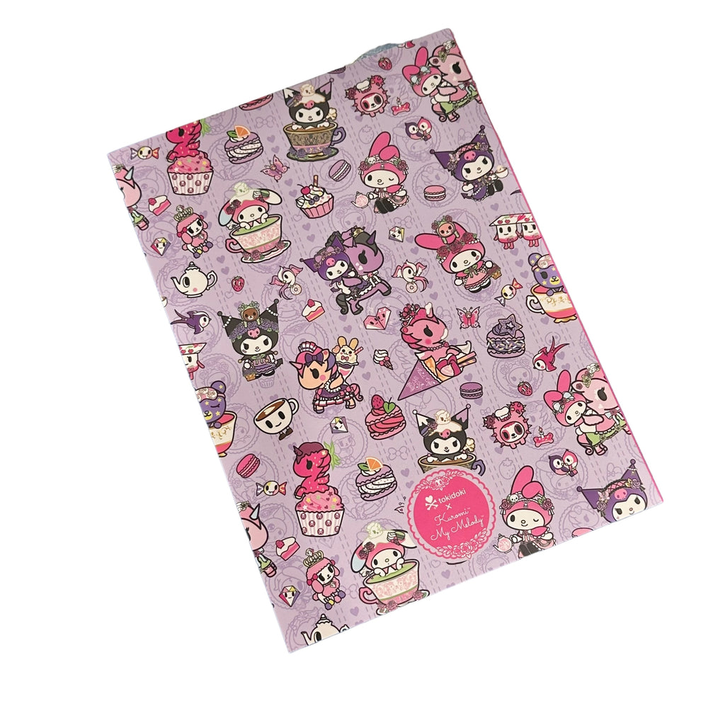 tokidoki Kuromi & My Melody "Garden Party" Notebook