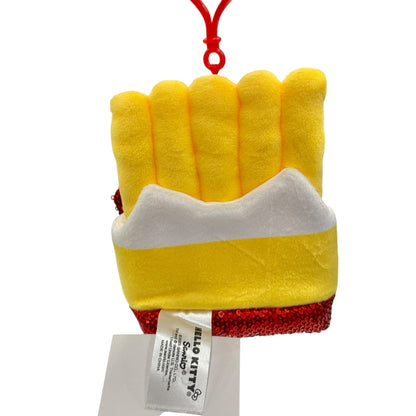 Hello Kitty "French Fries Burger Shop" Mascot Clip On