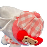 Hello Kitty "Gingham Casquette" Mascot Clip On Plush