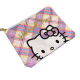 Hello Kitty "Tartan" 2pc Flat Pouch