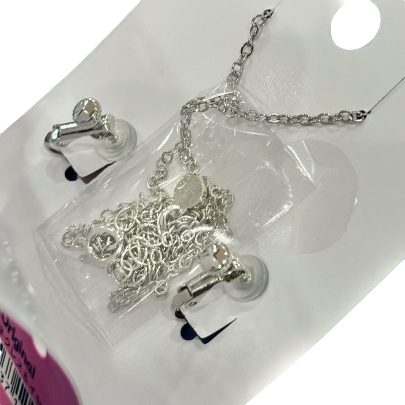 Hello Kitty Necklace & Earrings Set