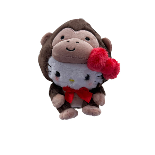 Hello Kitty "Gorilla Zoo" Mascot Clip On