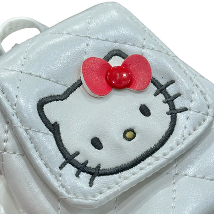 Hello Kitty "White Quilt" Mini Backpack Pouch
