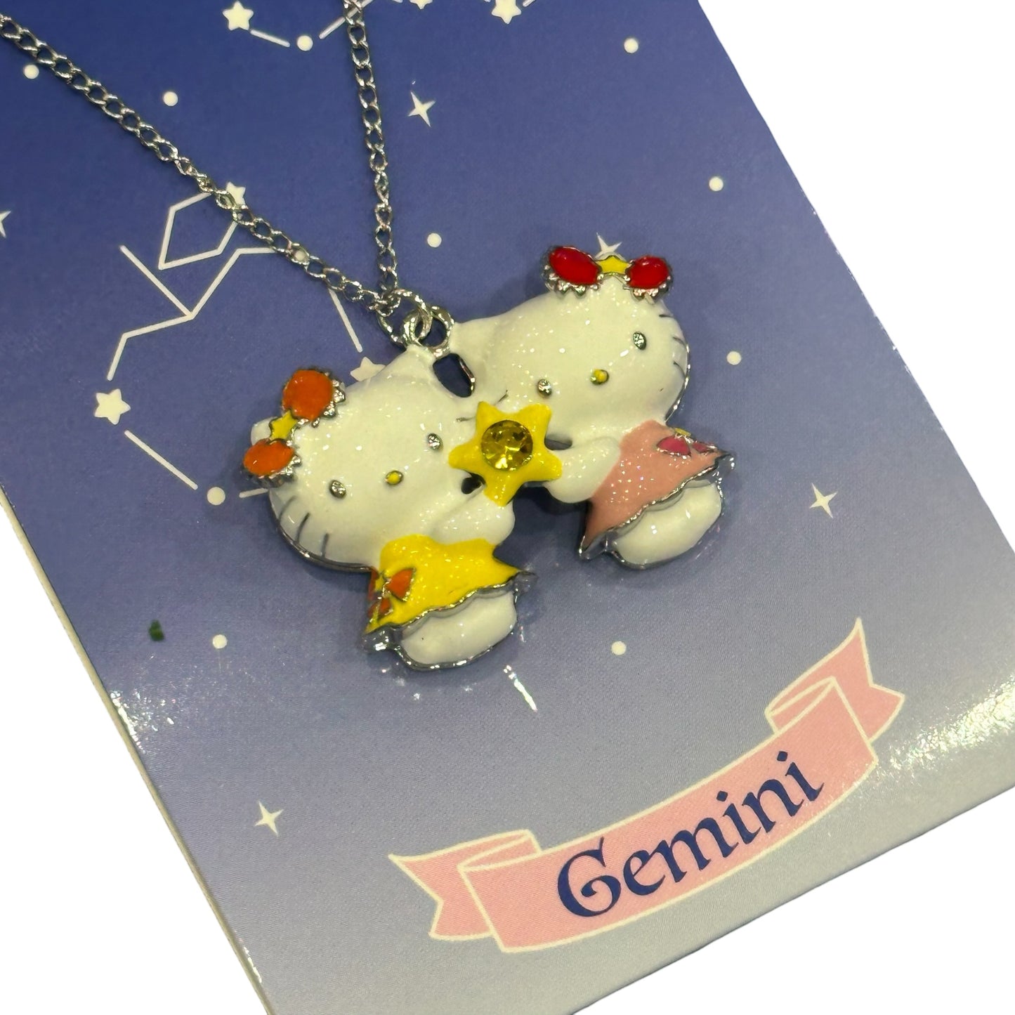 Hello Kitty "Gemini" Zodiac Necklace