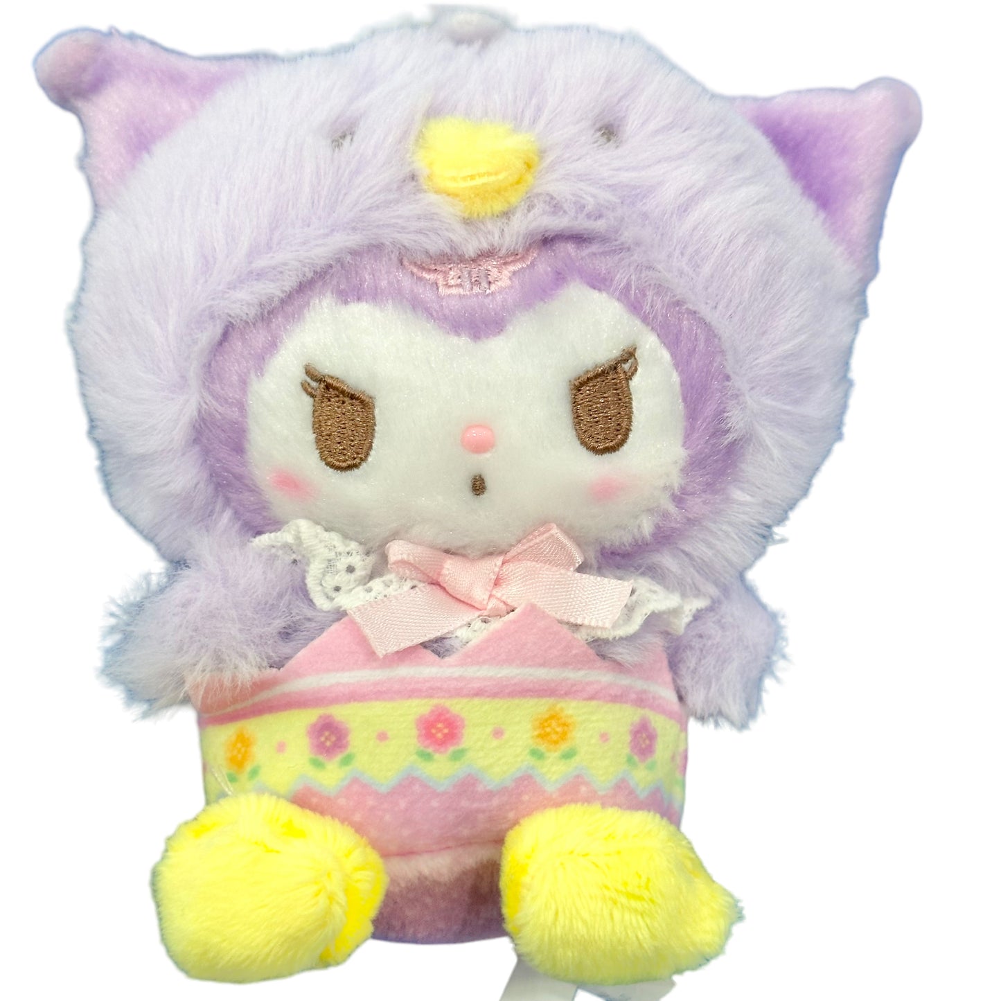 Kuromi "Chick" Mascot Plush Keychain