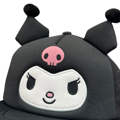 Kuromi "3D Ears" Foam Front Flap Brim Baseball Cap