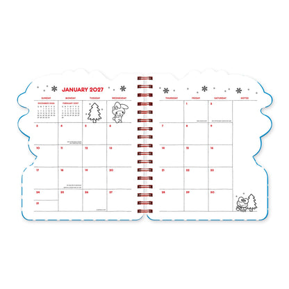 Hello Kitty & Friends 2027 Retro Die-Cut Weekly Planner