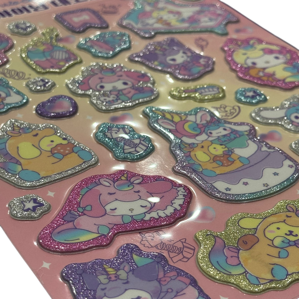 Sanrio Characters "Big Shining" Deco Stickers