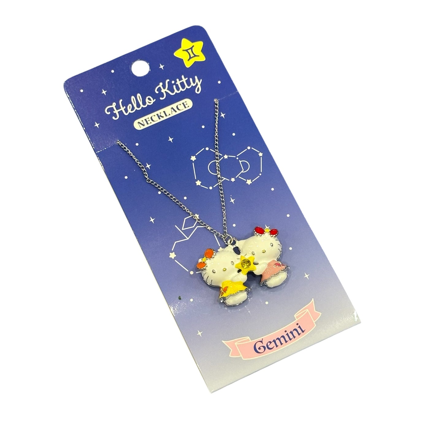 Hello Kitty "Gemini" Zodiac Necklace
